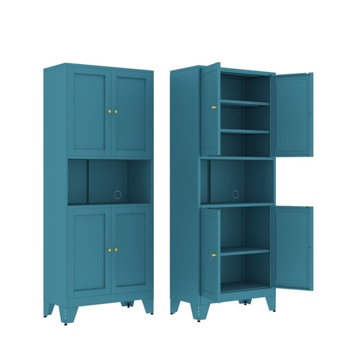 Metal kitchen pantry - metal,