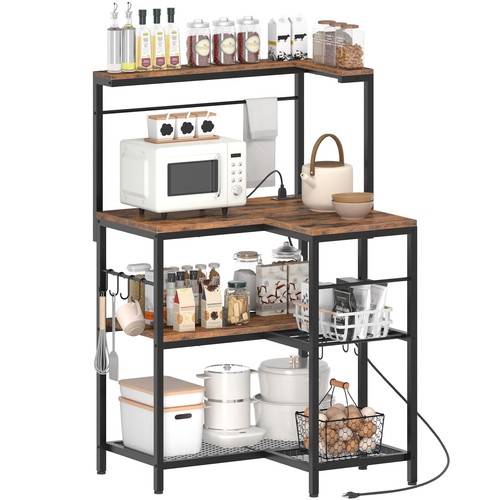 Shaped bakers rack - l-shaped,