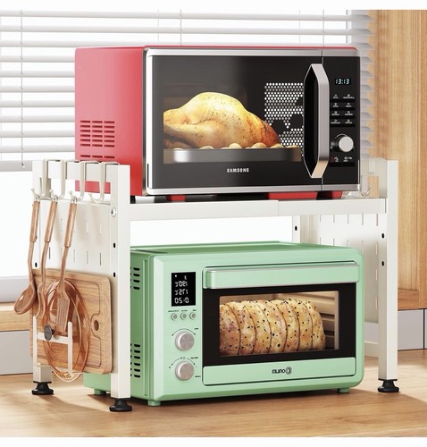 Tier storage shelf microwave - 2-tier,